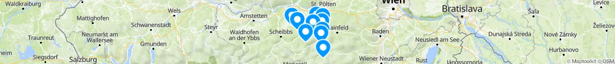Map view for Pharmacies emergency services nearby Kirchberg an der Pielach (Sankt Pölten (Land), Niederösterreich)